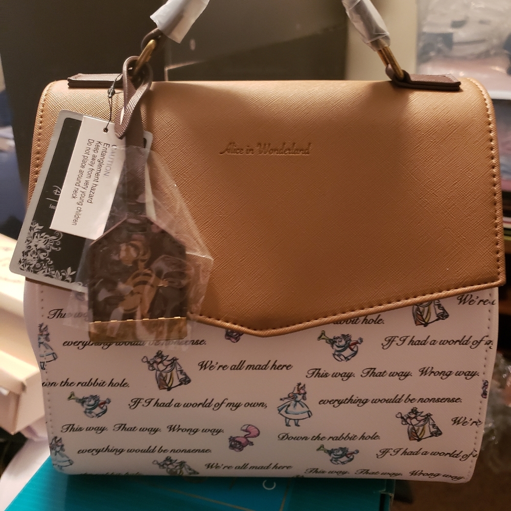 Loungefly Alice In Wonderland Quotes Satchel